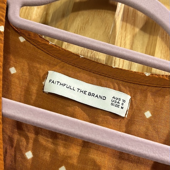 Faithful The Brand Polka Dot Wrap Dress - Picture 6 of 13